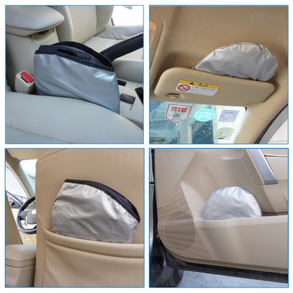 YIDEEAUTO Windshield Sun Shade Car Window Shade UV Reflector Keeps Vehicle Cool Folding Sun Visor Heat and Sun Reflector (Ultra-Large 70 x 35 inches)